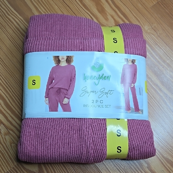 Honeydew Super Soft Rib Lounge Set - Picture 1 of 4